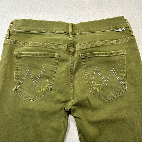 MOTHER The Muse Ankle Jeans in Kale Green Size 29 - Picture 10 of 13